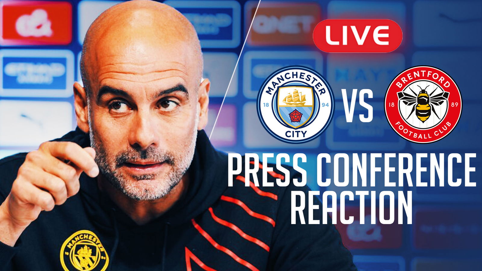 PEP GUARDIOLA PRESS CONFERENCE REACTION | Man City Vs Brentford - City Xtra