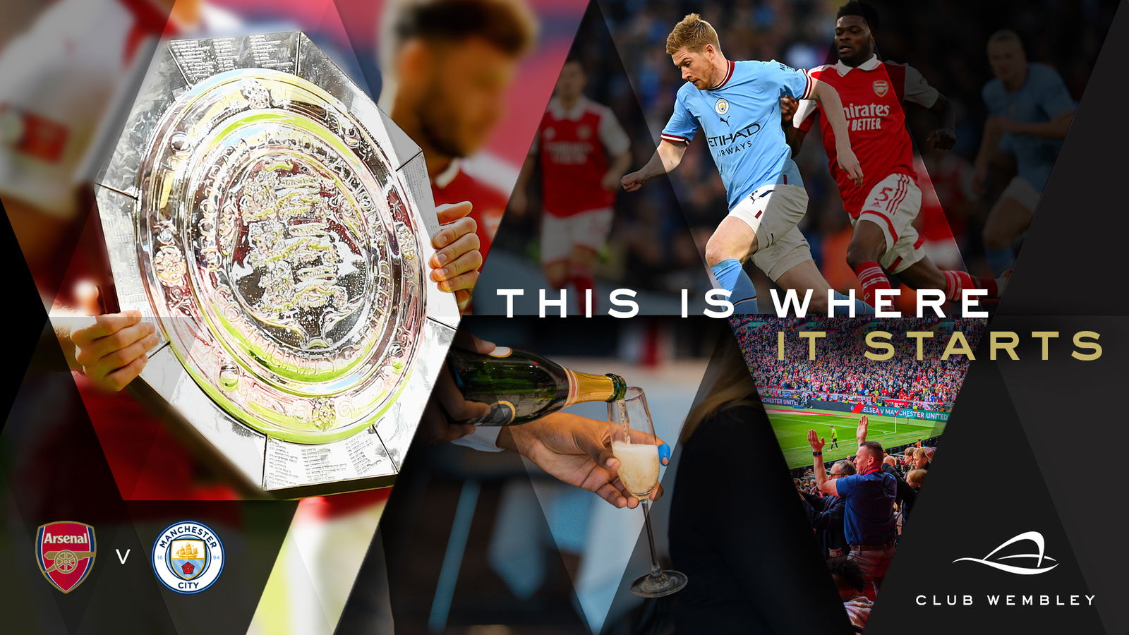 Win a pair of FA Community Shield tickets Manchester City vs Arsenal