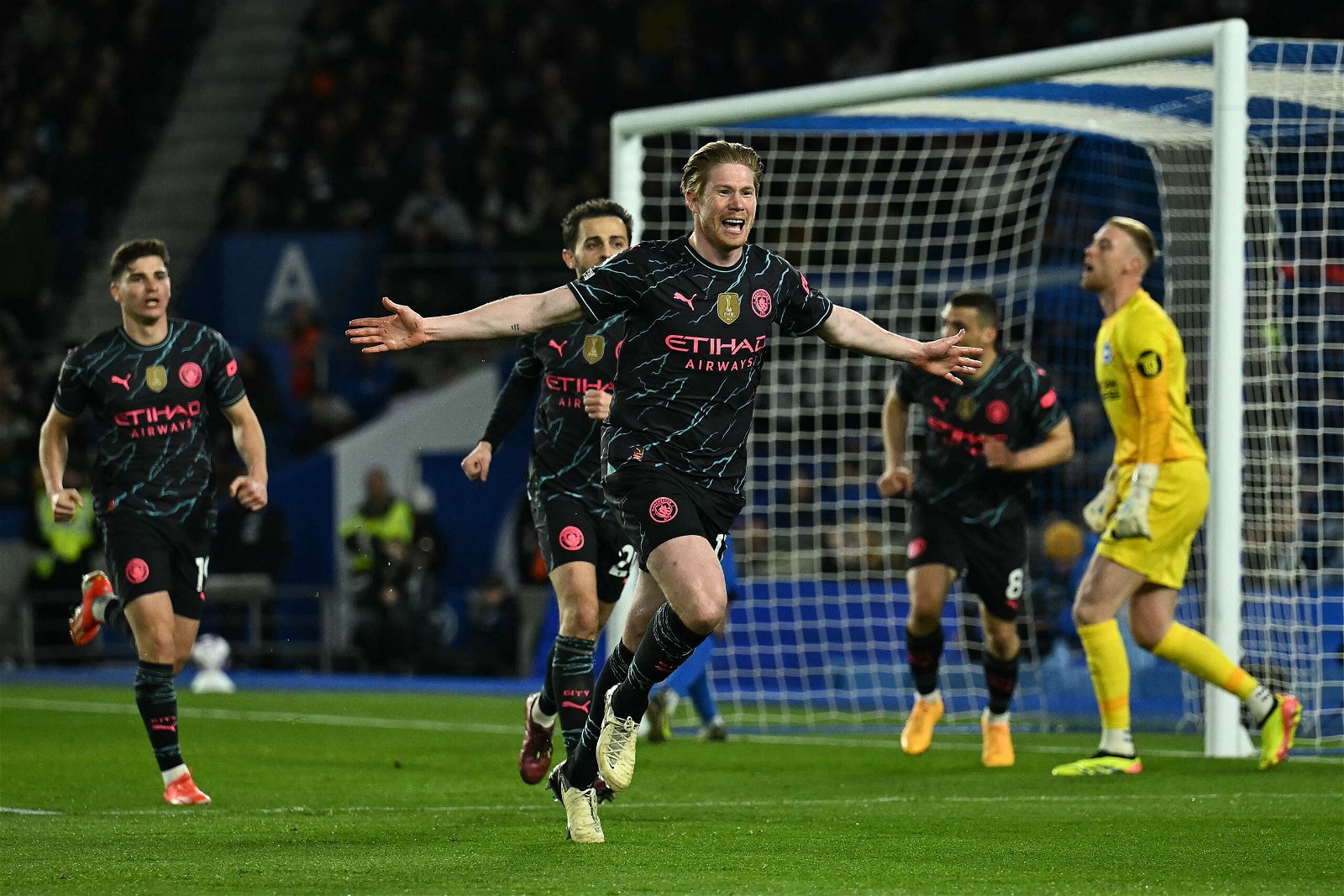 “It’s not something I am good at!” – Kevin De Bruyne reacts to record goal against Brighton