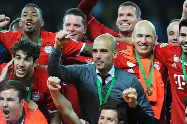 Bayern Munich legend celebrates Manchester City win over Wolves inside Etihad Stadium dressing room