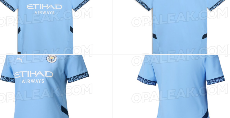 ‘Official’ images of 2024/25 Manchester City home shirt surface in new social media report