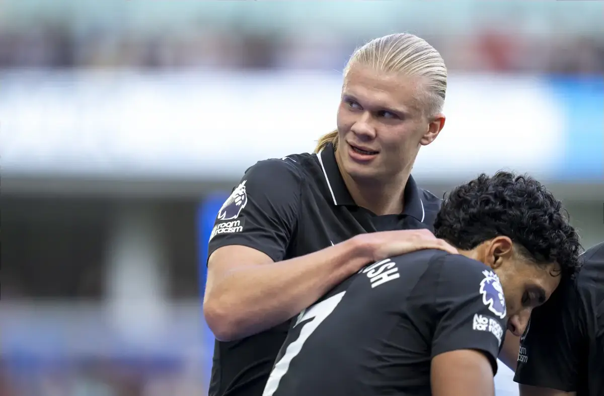 Erling Haaland and Omar Marmoush expecting difficult test against Liverpool